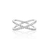 1.5mm Moissanite Infinity Ring in 925 Sterling Silver - rings