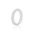 3mm Moissanite Eternity Ring in 925 Sterling Silver - rings