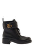 Gucci Women Black Ankle Boot With Double &