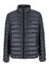 Givenchy Men Black High Neck Down Jacket With Logo Detail In Tech Fabric Man by Luosophy