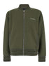 Givenchy Men Green Sweatshirt With Bomber Collar And 4G Logo In Wool Man by Luosophy