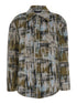 Bottega Veneta Women Multicolor Overshirt With Pointed Collar In Brushed Wool Woman by Luosophy