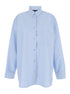 The Andamane Women Light Blue Shirt With Buttons In Cotton Blend Woman by Luosophy