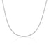 2mm Moissanite Tennis Necklace in Solid 925 Silver - necklaces