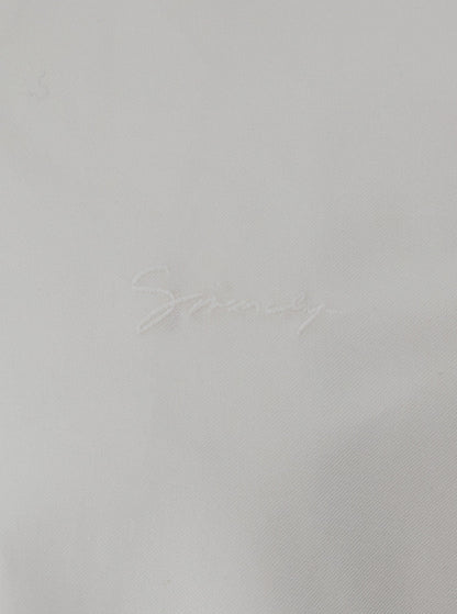 Givenchy Men White Shirt With Logo Embroidered On The Front In Cotton Man by Luosophy