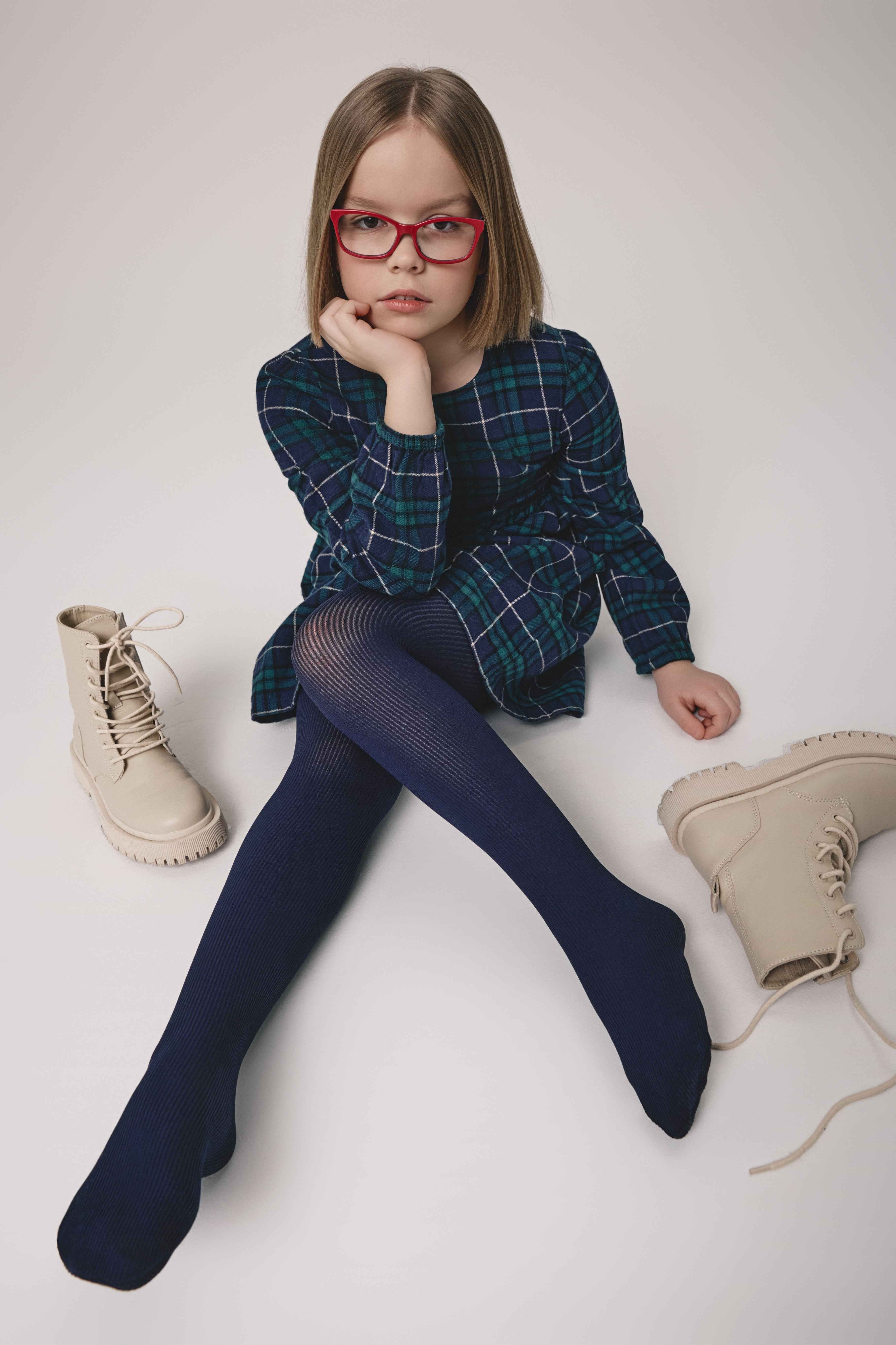 Conte Tights for girls Judy 50 Den - Microfiber ribbing