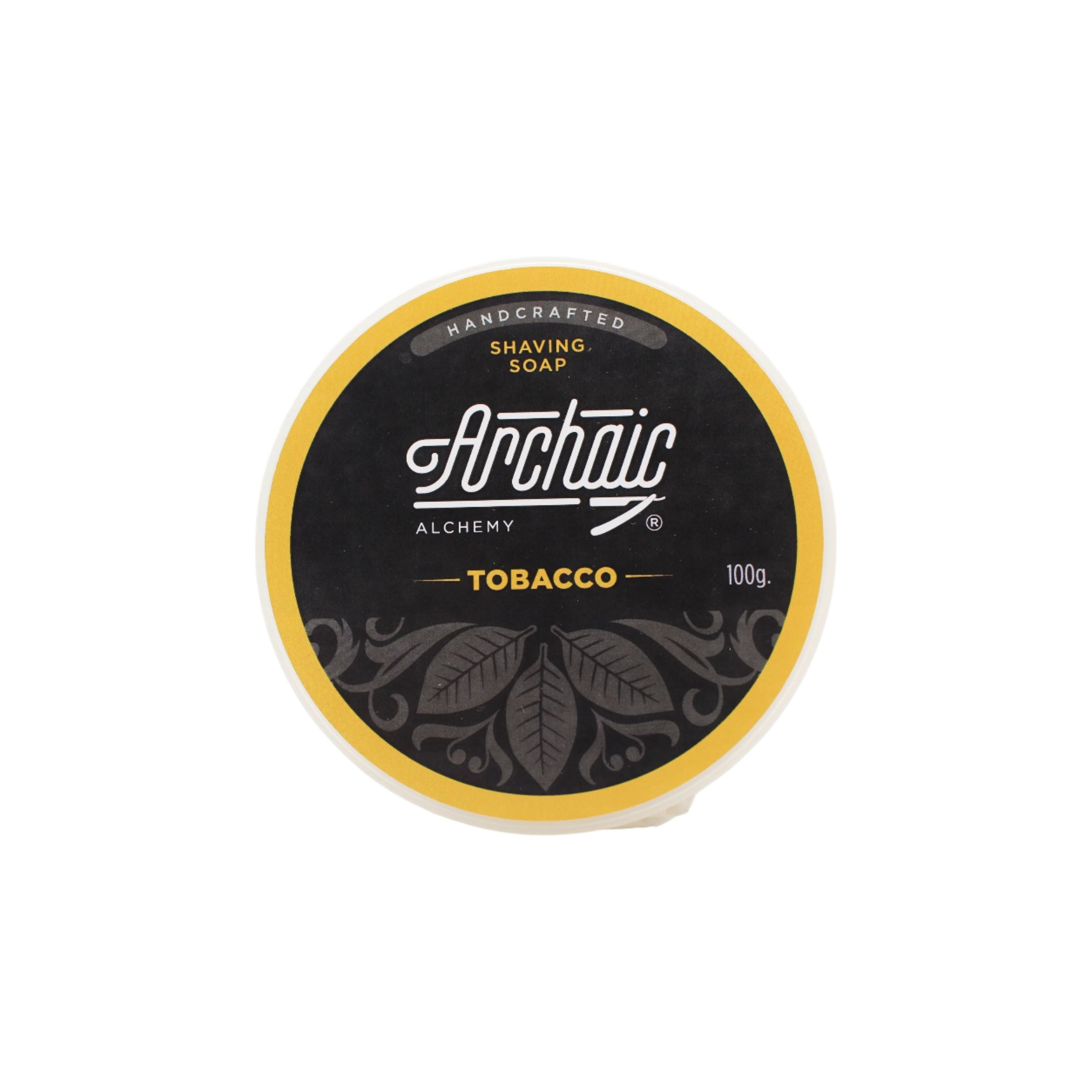 Archaic Alchemy Tobacco Shaving Soap 150g by Pasteur Pharmacy