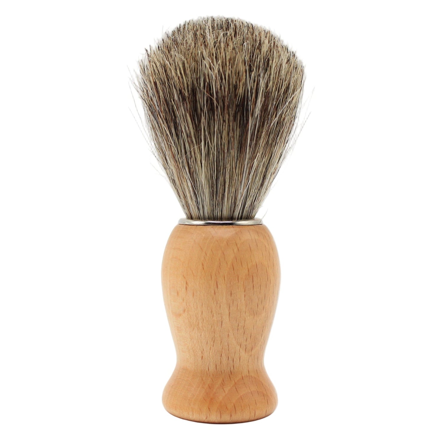 Il Ceppo Light Wood Handle Pure Badger Bristle Shave Brush by Pasteur Pharmacy