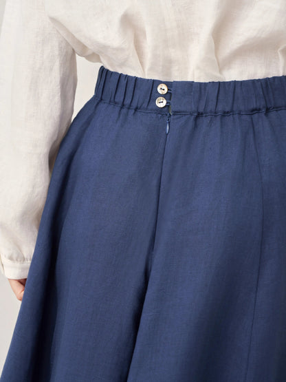 100% Linen A-Line Skirt JEMMA by LINTICO