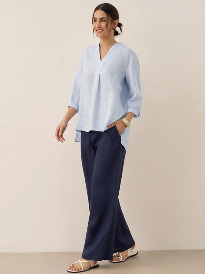100% Linen Classic Pants LYON by LINTICO