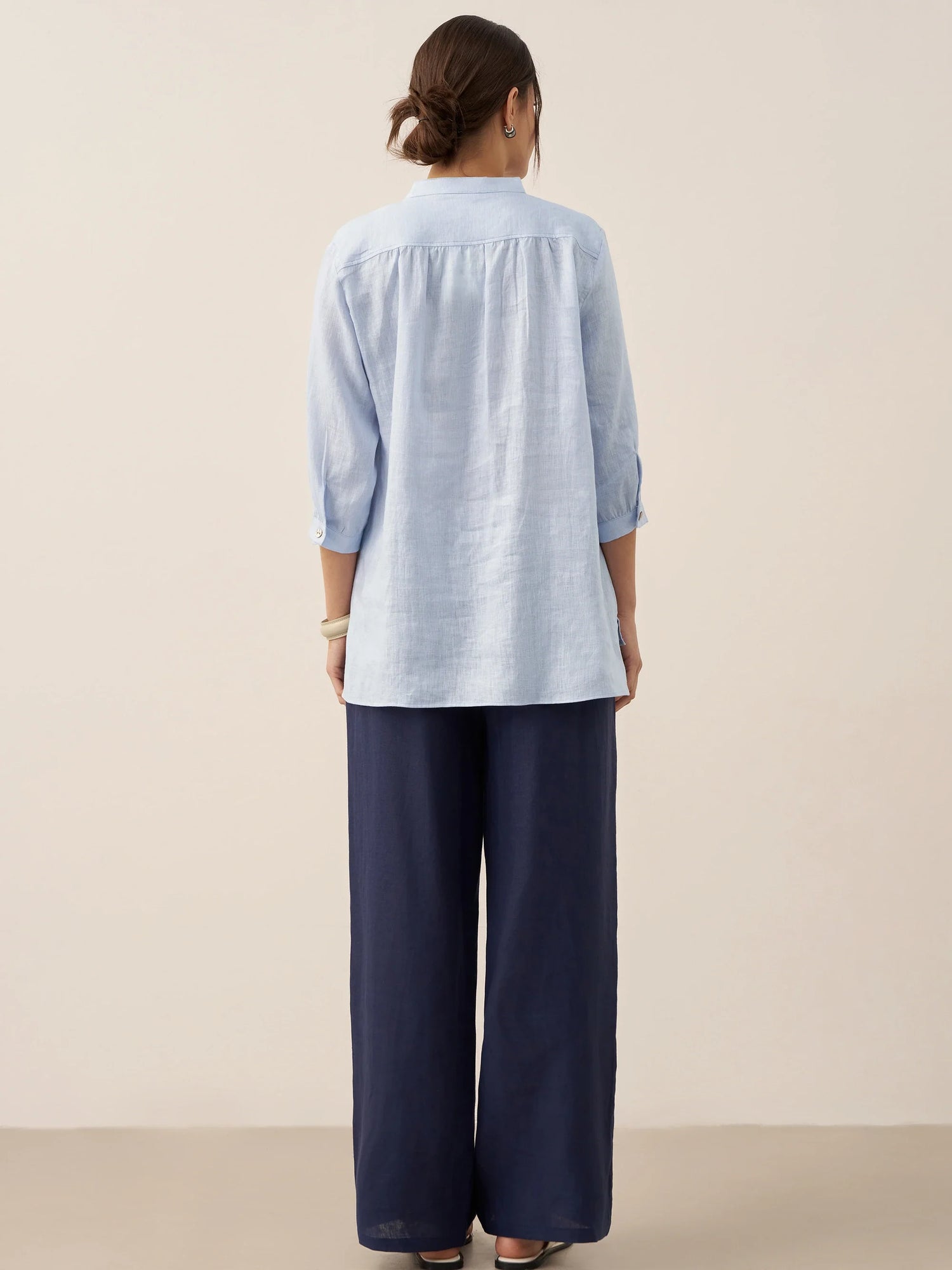 100% Linen Classic Pants LYON by LINTICO
