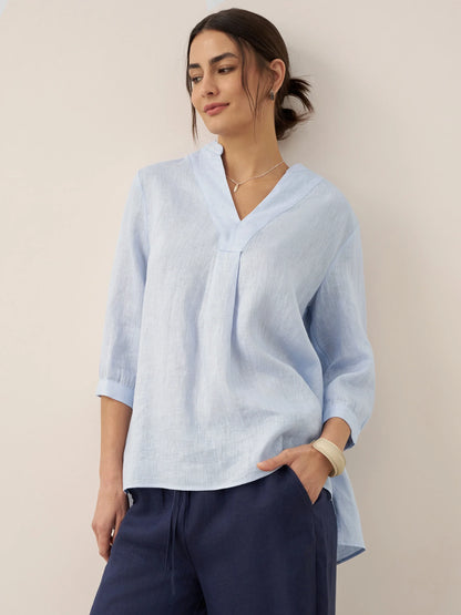 100% Linen Dress Shirt JOANNA by LINTICO