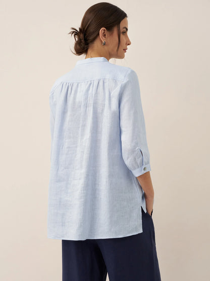 100% Linen Dress Shirt JOANNA by LINTICO