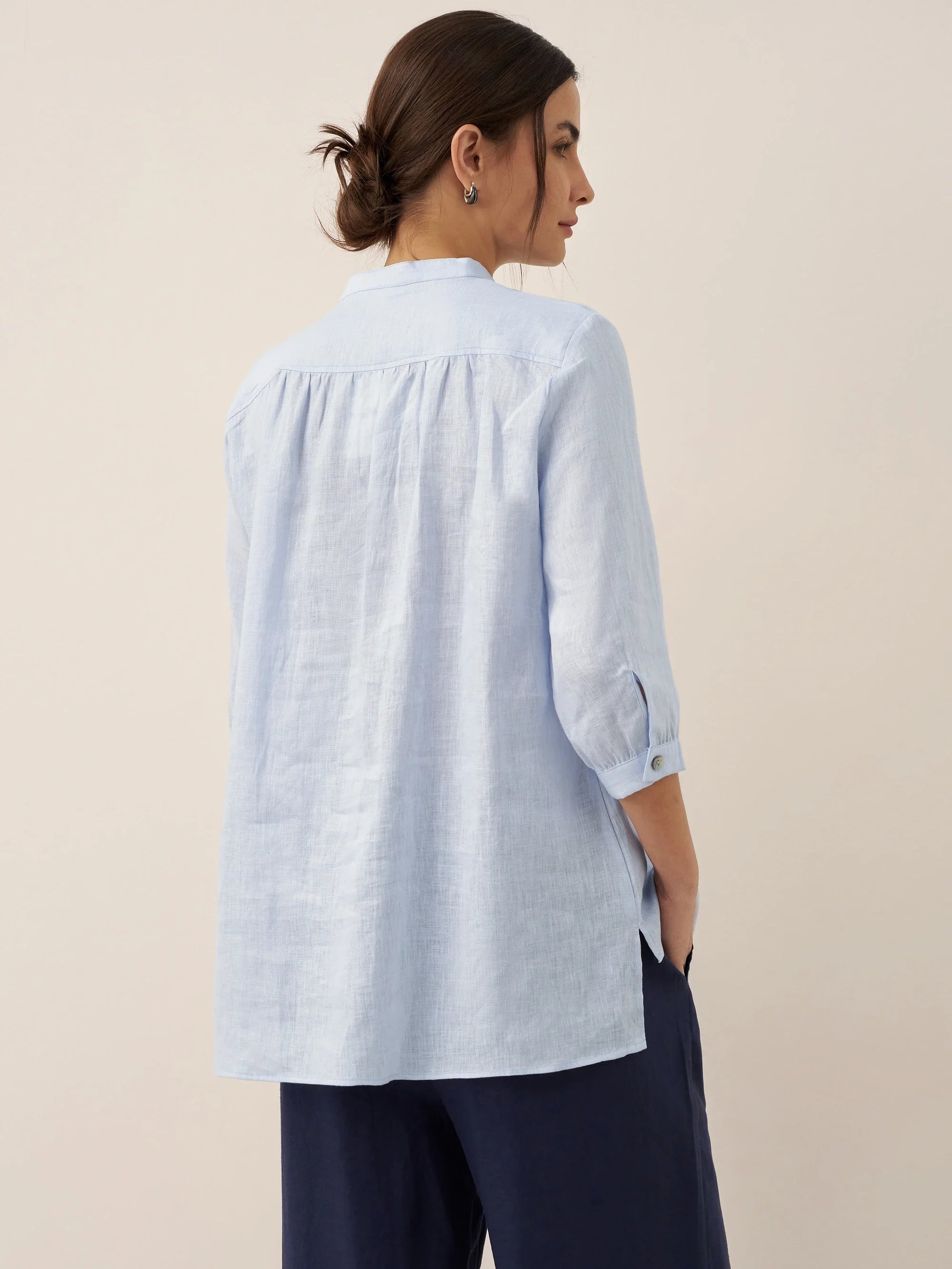 100% Linen Dress Shirt JOANNA 