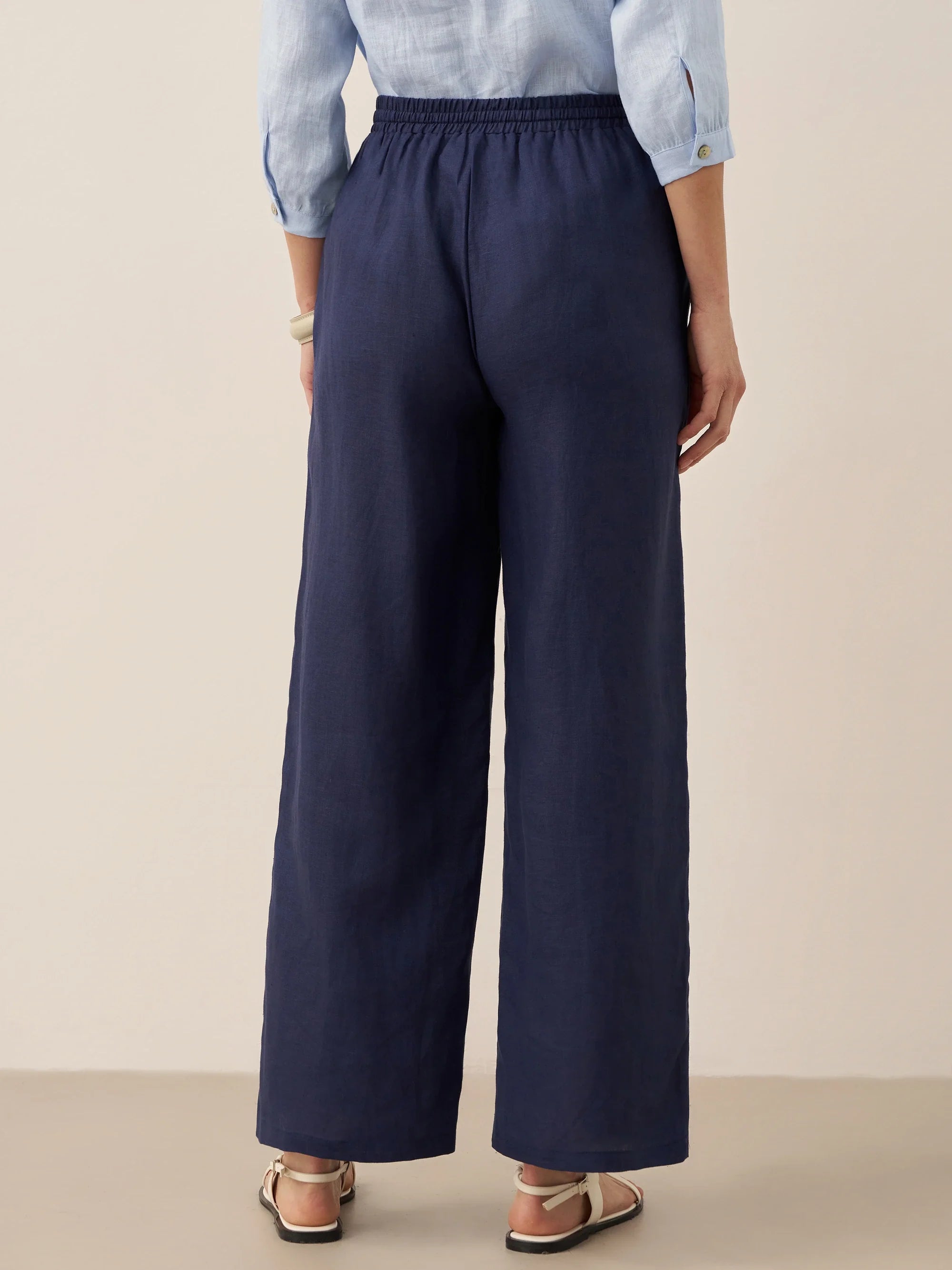 100% Linen Classic Pants LYON by LINTICO