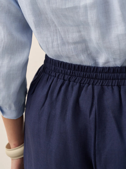 100% Linen Classic Pants LYON by LINTICO