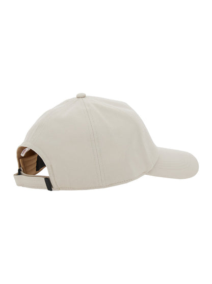 Moncler Grenoble Men Grey Baseball Cap With Logo Embroidery In Cotton Man by Luosophy