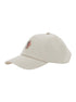 Moncler Grenoble Women White Baseball Cap With Logo Patch On The Front In Cotton Woman by Luosophy