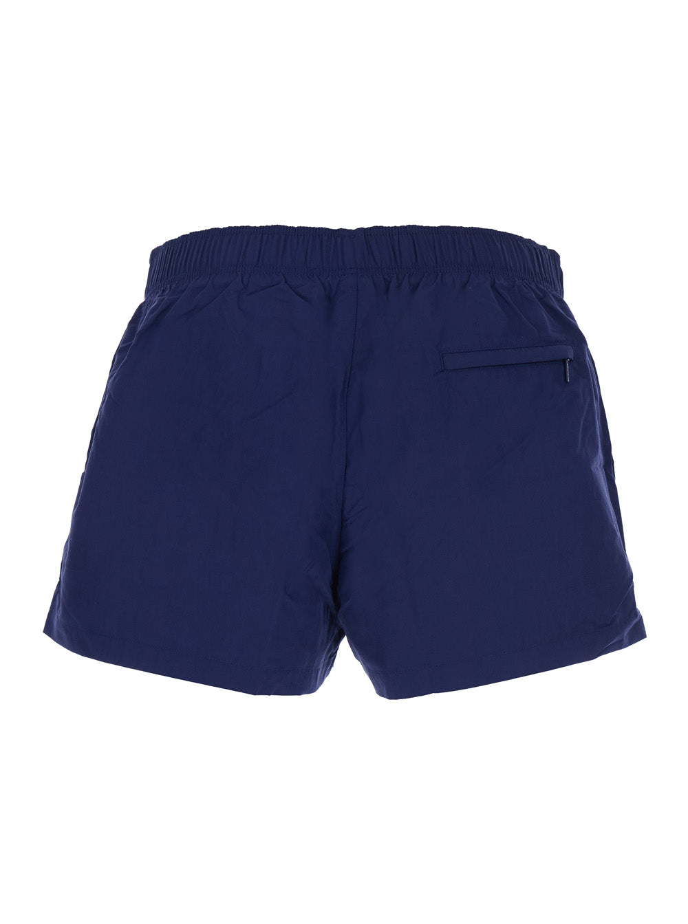 Versace Men Blue Swim Shorts With Elastic Waist And Medusa Plaque On The Front In Tech Fabric Man by Luosophy
