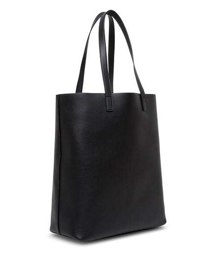Saint Laurent Men Shopping Bold Handbag In Black Leather by Luosophy