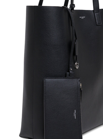 Saint Laurent Men Shopping Bold Handbag In Black Leather by Luosophy