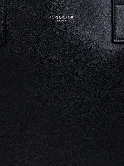 Saint Laurent Men Shopping Bold Handbag In Black Leather by Luosophy