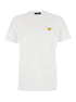 Versace Men White Crewneck T-Shirt With Medusa Embroidery On The Front In Cotton Man by Luosophy