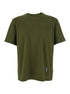Bottega Veneta Men Green Crewneck T-Shirt With Mushroom Embroidery On The Front In Cotton Man by Luosophy