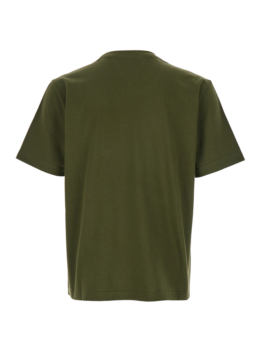 Bottega Veneta Men Green Crewneck T-Shirt With Mushroom Embroidery On The Front In Cotton Man by Luosophy