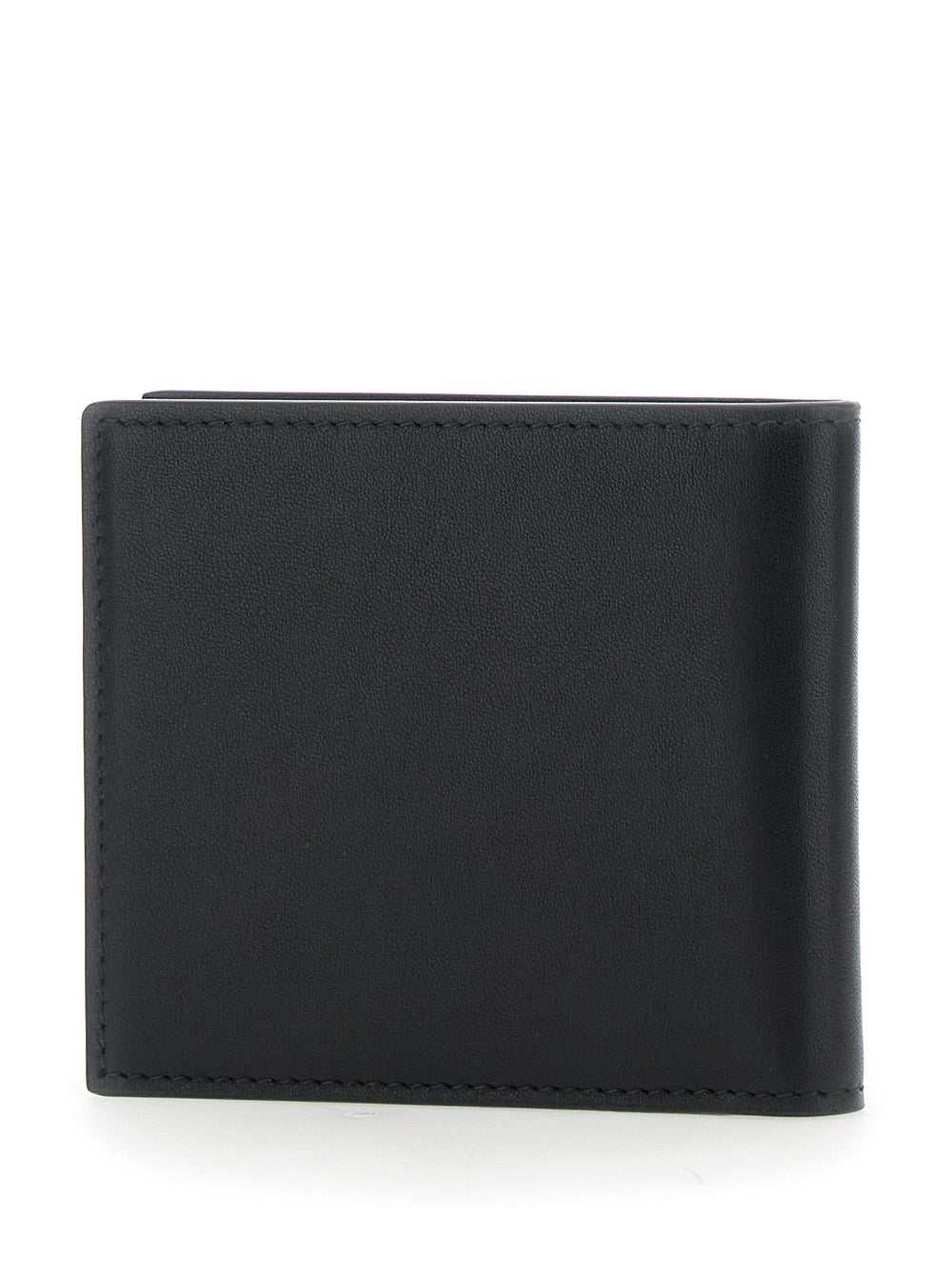 Amiri Men Bi-Fold Wallwt With Logo Lettering On The Front In Leather Man by Luosophy