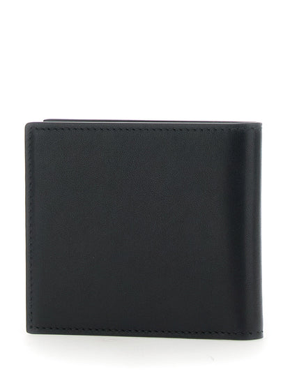 Amiri Men Bi-Fold Wallwt With Logo Lettering On The Front In Leather Man by Luosophy