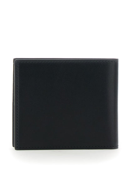 Amiri Men Bi-Fold Wallwt With Logo Lettering On The Front In Leather Man by Luosophy
