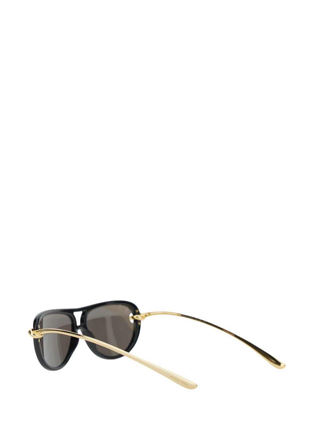 Bottega Veneta Women Black Sunglasses With Cut-Out Motif On The Temples And Knot Detail On The Temples In Acetate Woman by Luosophy