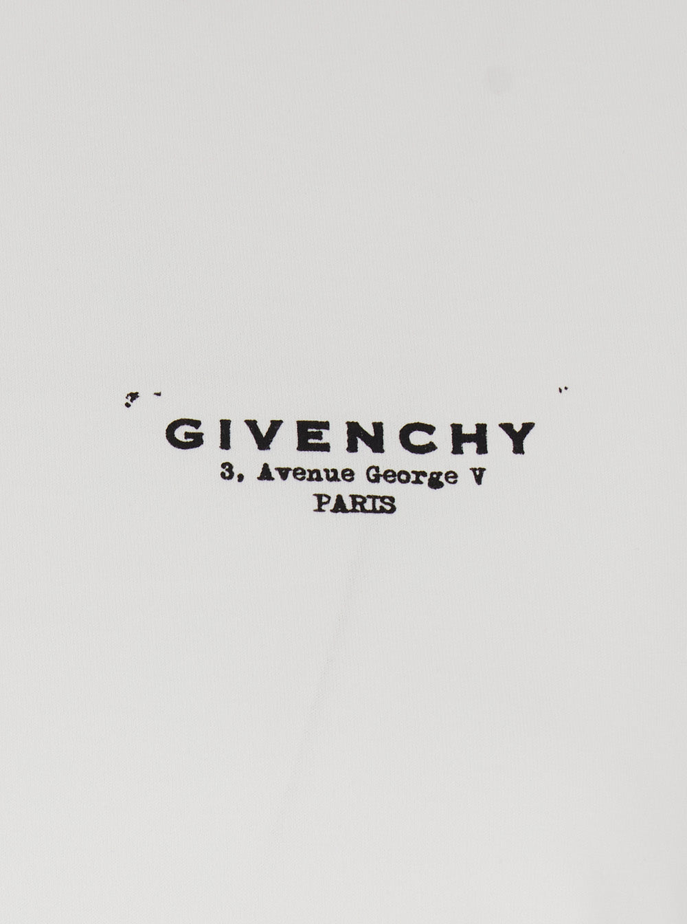 Givenchy Women White Crewneck T-Shirt With Logo Lettering On Front And Rear In Cotton Woman by Luosophy