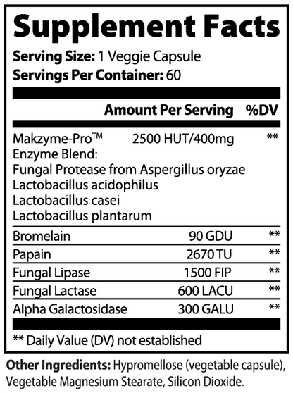 Digestive Enzyme Pro Blend, 60 ct. by Minimo Nutrition