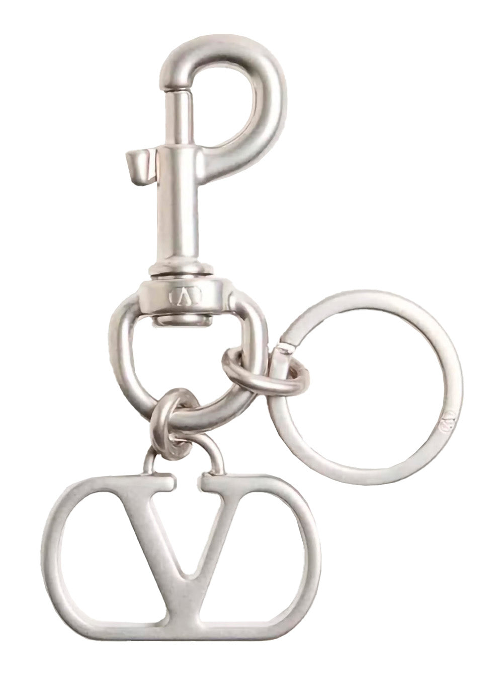 Valentino Garavani Men Metallic Keyring With Vlogo Charm In Brass Man by Luosophy
