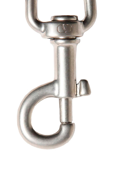 Valentino Garavani Men Metallic Keyring With Vlogo Charm In Brass Man by Luosophy