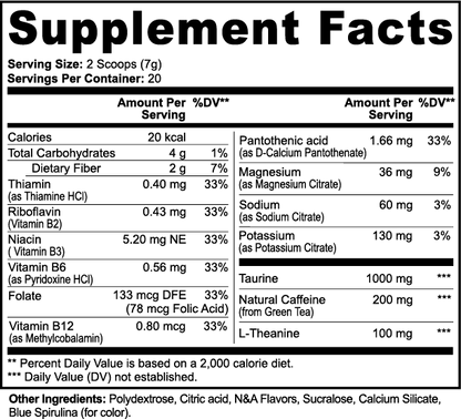 Energy Powder (Cotton Candy)