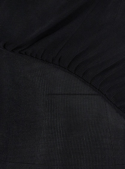 Self-Portrait Women Black Long-Sleeve With Cut-Out Detail In Viscose Woman by Luosophy