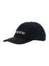 Valentino Garavani Men Black Baseball Cap With Logo Lettering On The Front In Cotton Man by Luosophy