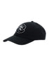 Moncler Women Black Baseball Cap With Logo Embroidery On The Front In Cotton Woman by Luosophy