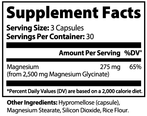 Magnesium Glycinate, 90 ct.