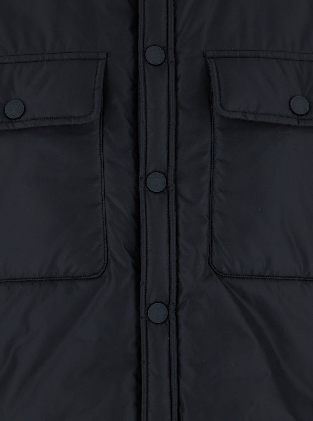 Dsquared2 Men Black Jacket With Classic Collar And Logo Print On The Rear In Tech Fabric Man by Luosophy
