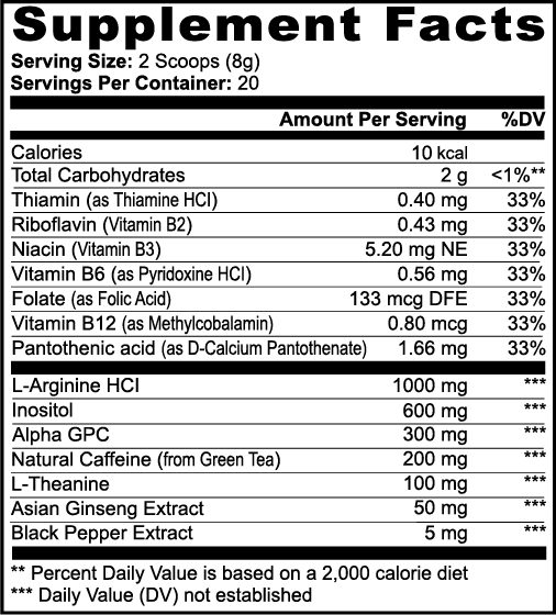 Focus Powder (Sour Candy)