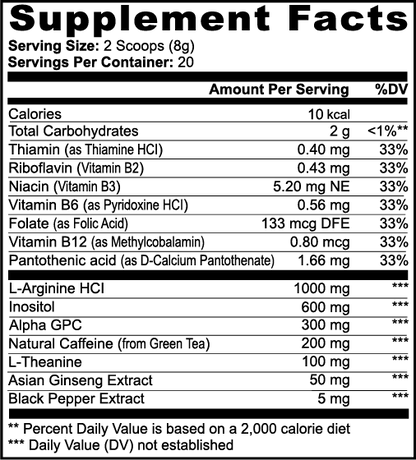 Focus Powder (Sour Candy)