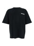 Dsquared2 Men Black T-Shirt With Logo On The Front In Cotton Man by Luosophy