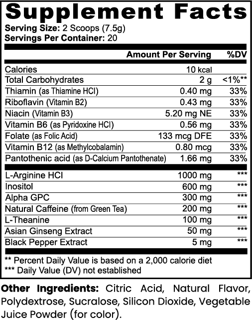 Focus Powder (Sour Grape)