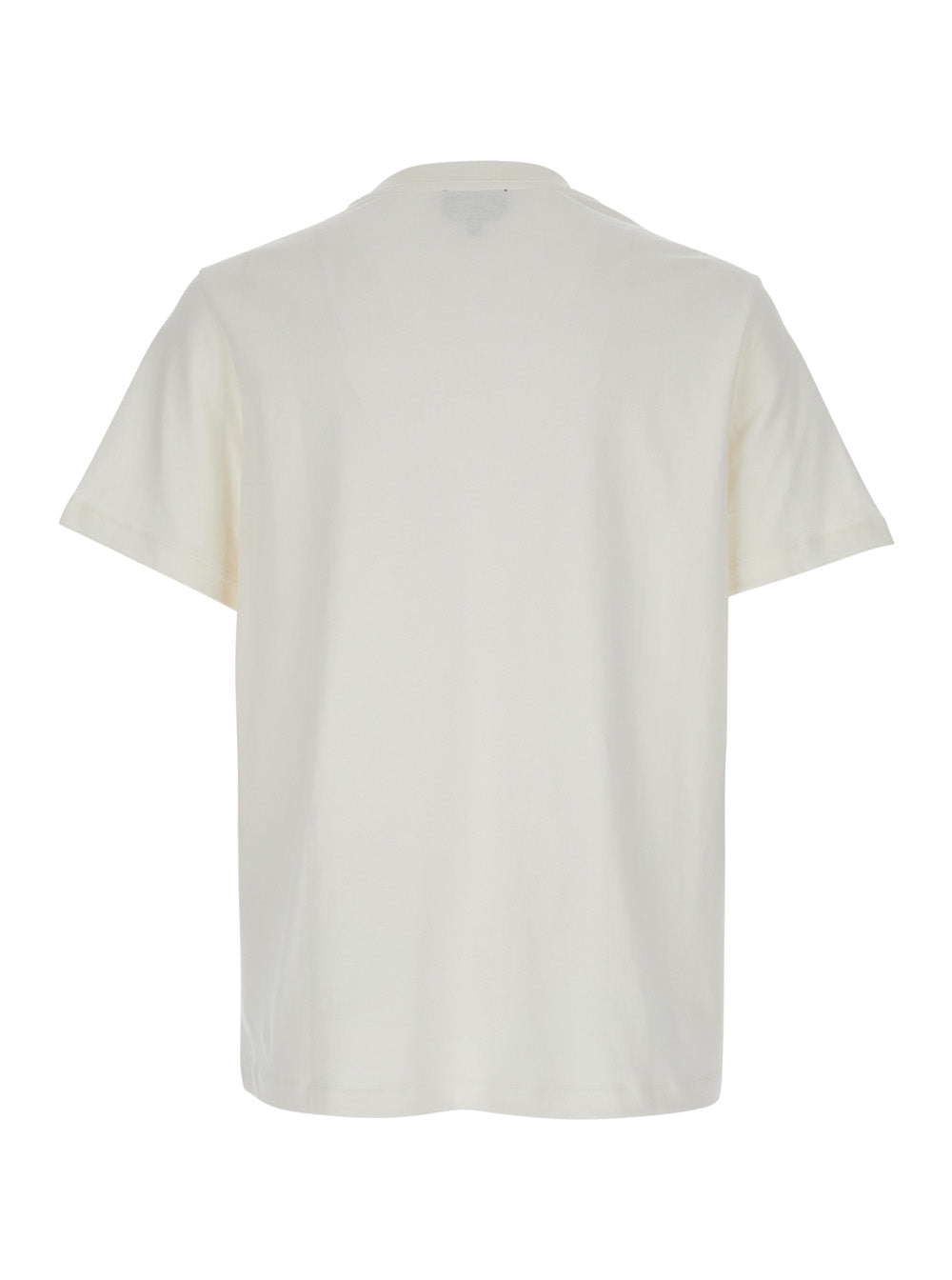 A.P.C. Men White Crewneck T-Shirt With Logo Embroidered On The Front In Cotton Man  DestGlow