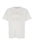 Givenchy Men White T-Shirt With Maxi Logo On The Front For Men by Luosophy