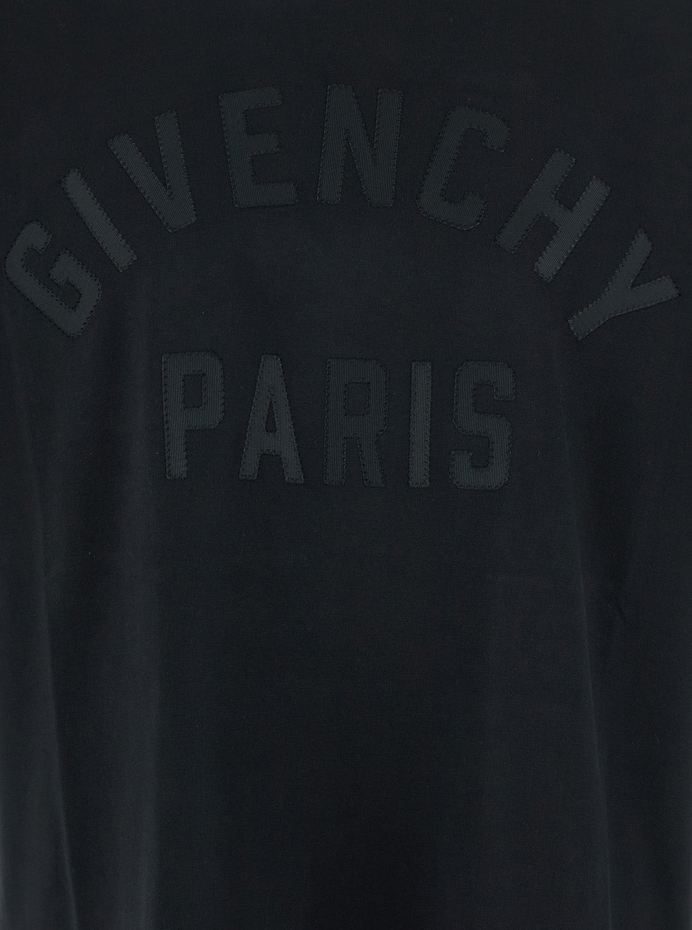 Givenchy Men Black T-Shirt "T-Shirt With Maxi Logo On The Front In Cotton" Men by Luosophy